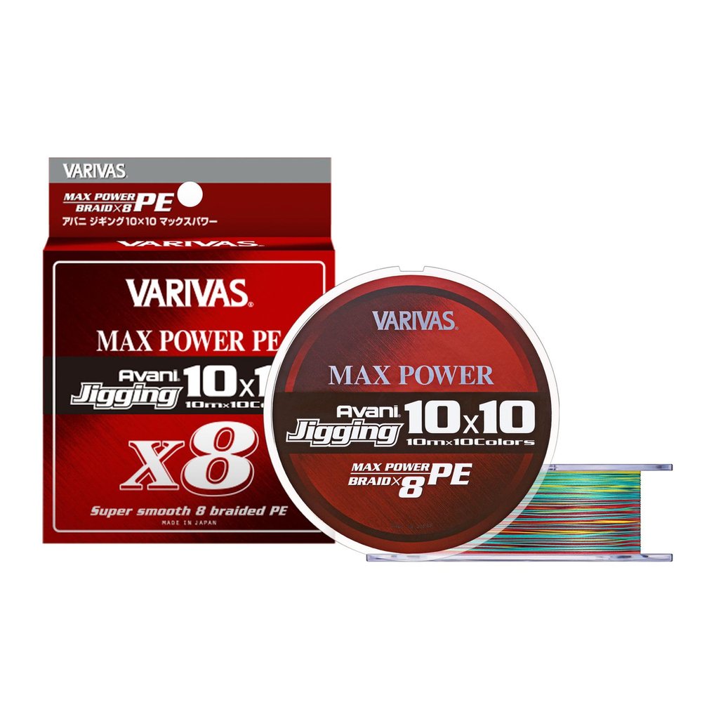 VARIVAS Avani Jigging 10x10 Max Power PE x8 (300, (gou #1.2) 24.1 lb)
