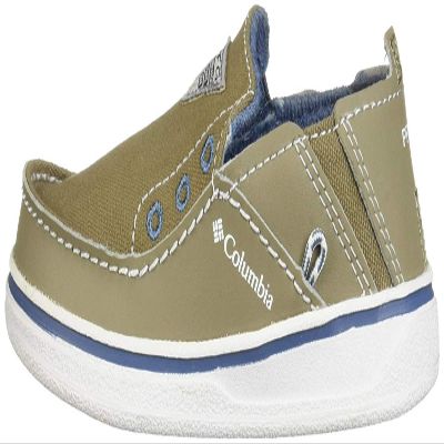 Columbia Kid's Youth Bahama PFG Shoe, Pebble, White, 4 Regular US Big Kid
