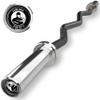 EZ Curl Bar [Bells of Steel] EZ Bar Olympic Curl Barbell for Bicep, Tricep Workouts, 2-Inch Curling Barbell with Angled Grips for Home Gym, 500lb Weight Capacity view 1