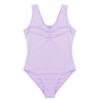 dPois Kids Girls' Cotton Sleeveless Ballet Dance Dress Gymnastics Leotard with Wrap Skirt Two-Pieces Set Lavender 7-8 Years view 4
