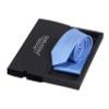 GUSLESON 2.4" Slim Necktie and Handkerchief Set For Men Solid Skinny Tie (0754-04) view 3