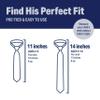 LUTHER PIKE SEATTLE Boys Tie  Kids Tie | Zipper Dress Ties | Adjustable Necktie for Toddlers & Children | Formal Ties for Boys for Weddings, School & Church - Black view 2