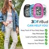 3DFitBud Simple Step Counter Walking 3D Pedometer by 3DActive with Clip, Lanyard Accurate Step Tracker Large Display, Easy to Use for Kids Men Women Adult Seniors Daily Step Tracking - A420S - Pink view 4