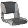Oceansouth Skipper folding boat seat (Grey/Charcoal) seat boat fishing seats canoe with back support paddleboard kayak cushion covers waterproof cushions swivel bobber jon bass accessories mount view 1