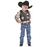Big Country Toys PBR Rider Vest - Large Western Vest - Kids Bull Riding Costume & Vest - Child Rodeo Vest for Boys - Horse Riding Accessories (Large)