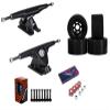 Cal 7 Longboard Flywheel 10.75" Axle Black Truck Bearing 83mm Black Skateboard Wheels view 1