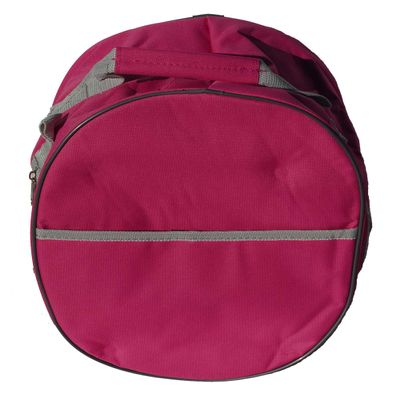 Rhinegold Essential Horse Riding Dark Pink HAT Bag  Durable Cordura Nylon, Full Zip, Strengthened Handles, Spacious Storage for Equestrian Gear
