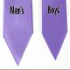 Spring Notion Boys' Pre-tied Satin Zipper Necktie - Adjustable Ties for Kids, X-Large, Wisteria view 4