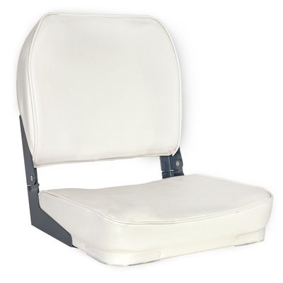Oceansouth Deluxe folding boat seat (White) fishing folding chair accessories kayak boat seats seat covers back pack canoe paddle board waterproof cushions boating swivel chairs jon bench
