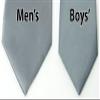 Spring Notion Boys' Pre-tied Satin Zipper Necktie - Adjustable Ties for Kids, X-Large, Medium Grey view 4
