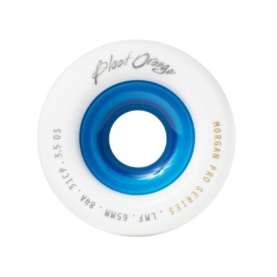 Blood Orange Morgan 65mm Longboard Wheel for Sliding, Surfskate, Cruising, Electric Skateboard, Freeride, LDP. (84a - Blue)