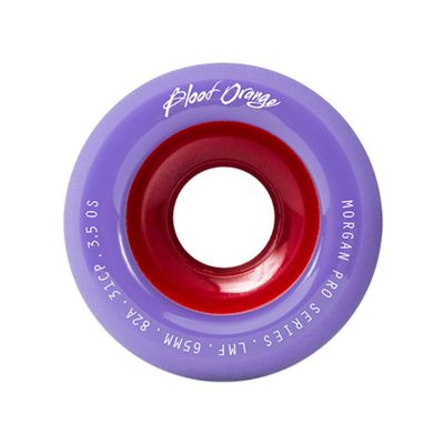 Blood Orange Morgan 65mm Longboard Wheel for Sliding, Surfskate, Cruising, Electric Skateboard, Freeride, LDP. (82a - Lavender)
