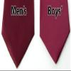 Spring Notion Boys' Pre-tied Satin Zipper Necktie - Adjustable Ties for Kids, Small, Burgundy view 4