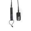 Captain Fin Shred Cord 9' Longboard Surfboard Leash - Black view 2