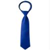 Spring Notion Boys' Pre-tied Satin Zipper Necktie - Adjustable Ties for Kids, Medium, Royal Blue view 1