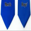 Spring Notion Boys' Pre-tied Satin Zipper Necktie - Adjustable Ties for Kids, Medium, Royal Blue view 4
