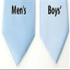 Spring Notion Boys' Pre-tied Satin Zipper Necktie - Adjustable Ties for Kids, Small, Light Blue view 4