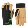 Hestra Job Kobolt CZone Winter Flex Breathable Weather-Resistant Insulated Goatskin Glove | Waterproof 5-Finger Durable Glove for Snow, Wet, and Cold Weather Jobs and Projects - Tan - 7 view 1