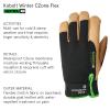 Hestra Job Kobolt CZone Winter Flex Breathable Weather-Resistant Insulated Goatskin Glove | Waterproof 5-Finger Durable Glove for Snow, Wet, and Cold Weather Jobs and Projects - Tan - 7 view 3