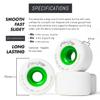Blood Orange Morgan Pro Series Freeride Longboard Wheel [All Durometers & Colors] (80a - Green, 70mm) view 2