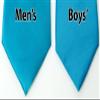 Spring Notion Boys' Pre-tied Satin Zipper Necktie - Adjustable Ties for Kids, Large, Turquoise view 4