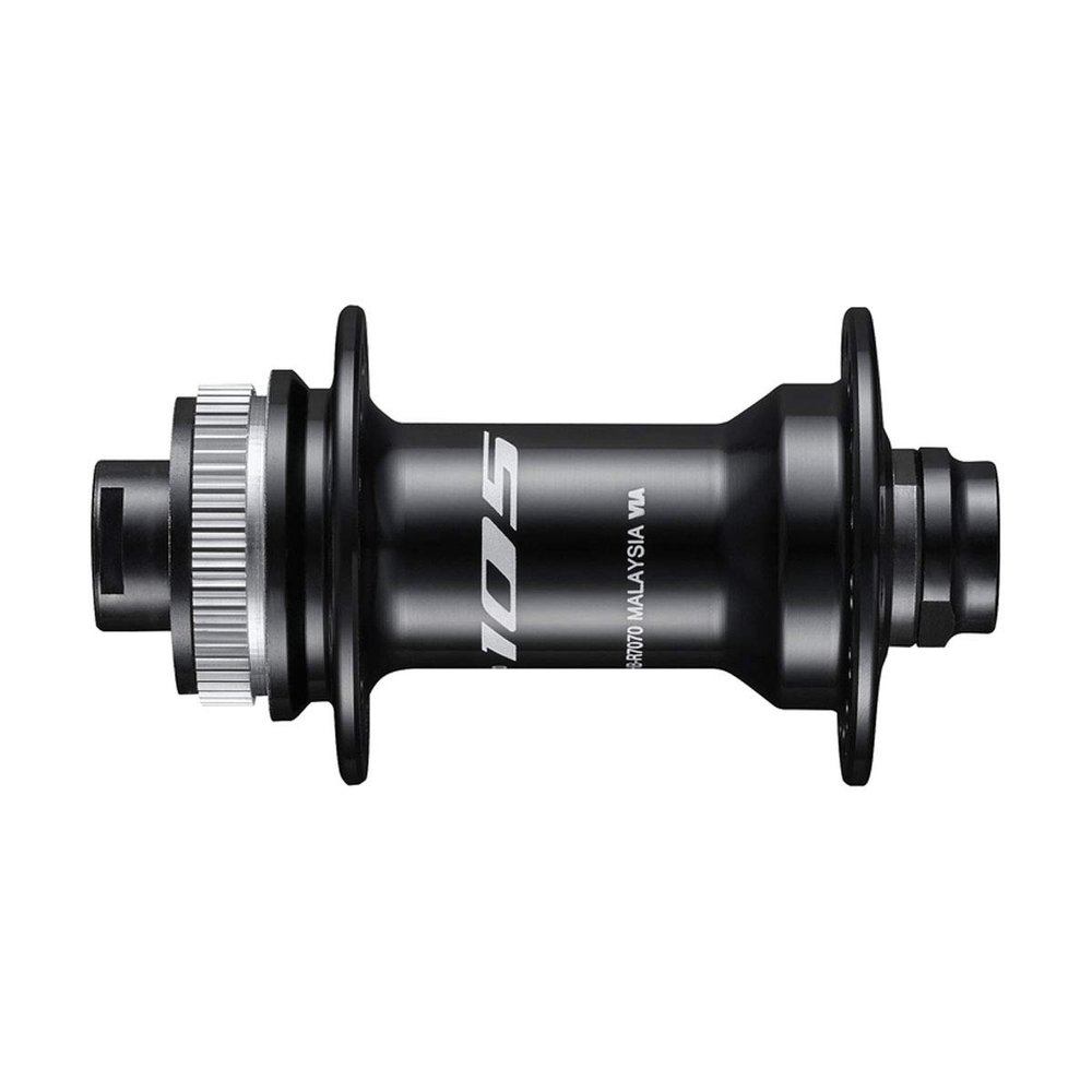 Shimano 105 HB-R7000 Front Hub - 12 x 100mm, Center-Lock, Black, 32h