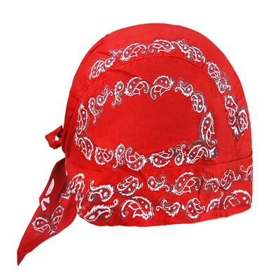 Greenery-GRE Sports Headwear Quickly Dry Cycling Bandana Headband Adjustable Pirate Headscarf UV Protection Wicking Balaclavas Skull Beanie Cap Hat Motorcycle Bike Cap Helmet Liner (#Red, 1 Pc)