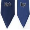 Spring Notion Boys' Pre-tied Satin Zipper Necktie - Adjustable Ties for Kids, Large, Navy view 4