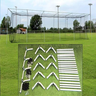 Cimarron Sports Outdoor Practice 55x12x12#24 Batting Cage & Frame Corners