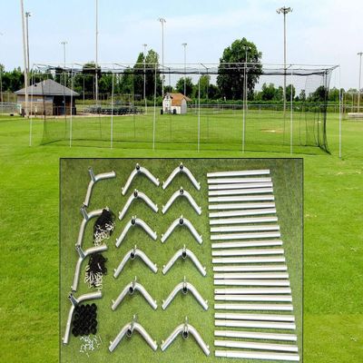 Cimarron Sports Outdoor Practice 70x12x12#24 Batting Cage & Frame Corners