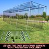 Cimarron Sports Outdoor Practice 60x12x10#24 Batting Cage & Frame Corners view 1