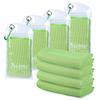 SYOURSELF Cooling Towels for Neck and Face, 4 Pack 40" x 12" Cooling Towel for Hot Weather, Soft Breathable Instant Cool Chilly Pad for Sports Golf Yoga Gym Athletes Camping Ice Towels(Green) view 1