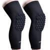 COOLOMG Basketball Knee Pads Youth Kids Adult Football Protective Padded Knee Compression Sleeves Black XL view 1