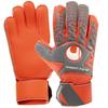 uhlsport Aerored Soft SF Junior Goalkeeper Glove (Dark Grey mlange/Fluo red - Size 5.0) view 1