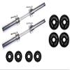 Ader 20'' Olympic Dumbbell Handles w/Plates Grey or Black (ODH 30lb) view 1