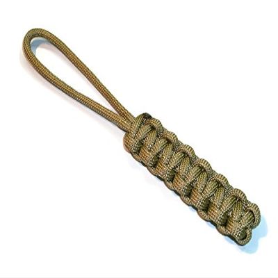 RedVex Zipper Pulls - Knife Lanyards - Equipment Lanyards - Paracord Cobra Style - Choose Your Color & Size (Qty 10) (Gold, 6 inch)