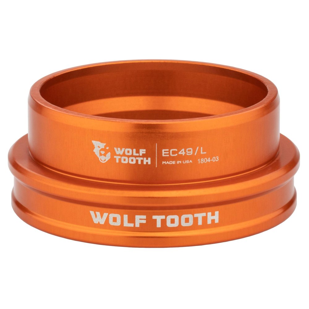 Wolf Tooth Premium EC49/40 Lower Headset Orange