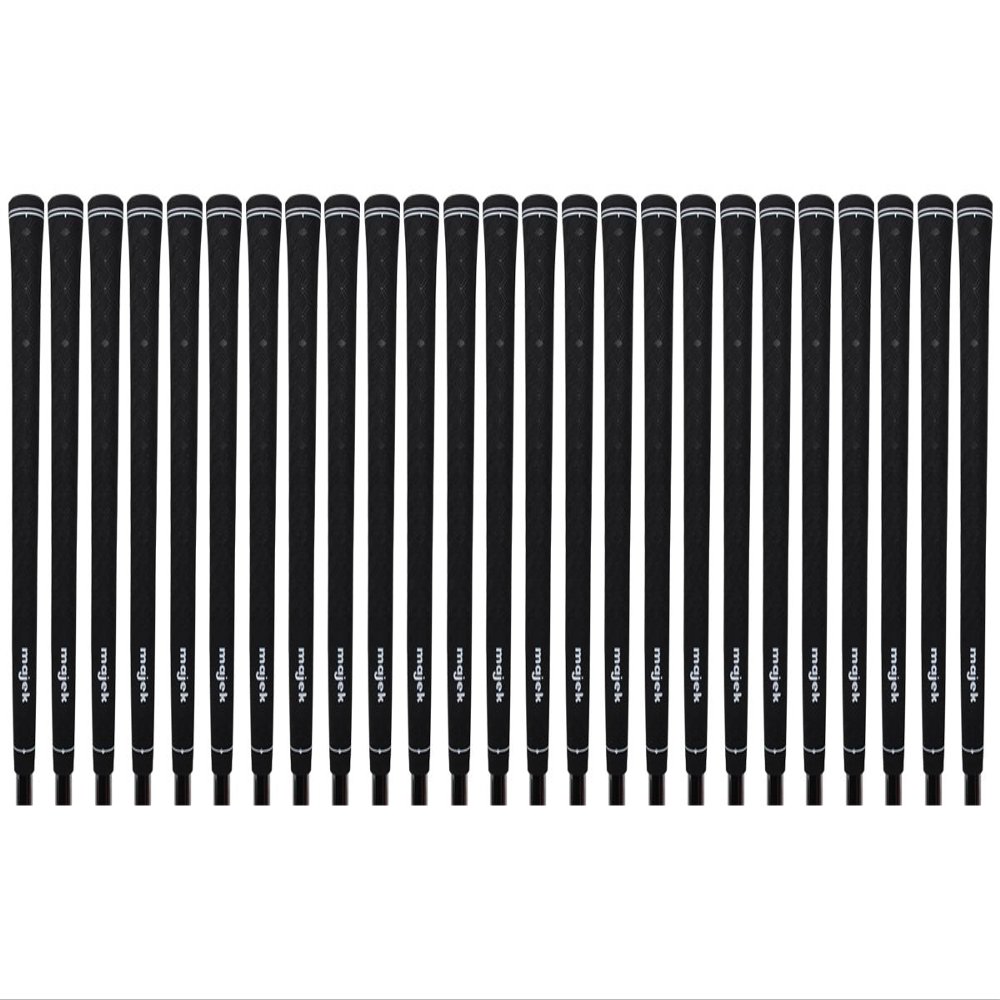 25 Majek Tour Pro Black Standard Golf Grips