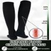 +MD 3 Pairs Compression Socks for Women & Men, 15-20mmHg Soft Support Cushion Scoks for Pregnant Nurses Travel 13-15 Black view 2