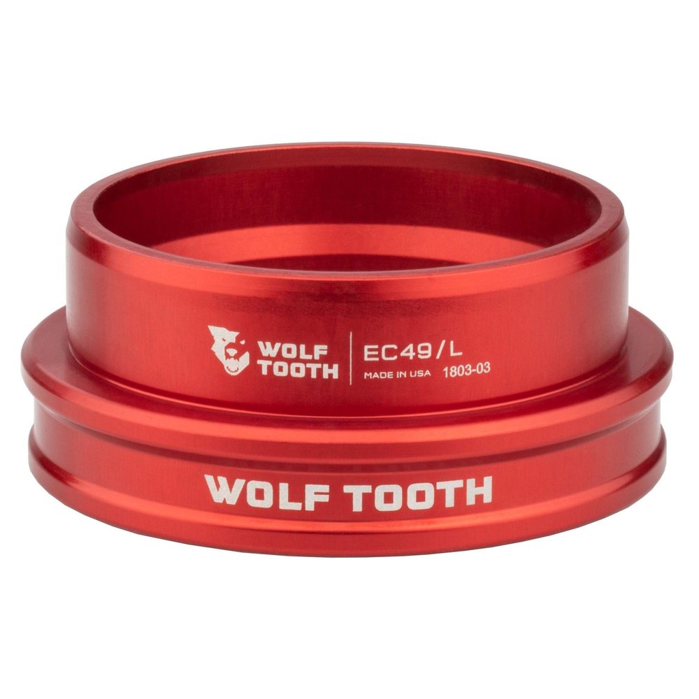 Wolf Tooth Premium EC49/40 Lower Headset Red