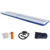 EZ GLAM 10ft/13ft/16ft/20ft Air Mat Tumble Track Inflatable Gymnastics Tumbling Track Mat with Electric Air Pump for Cheerleading/Practice/Beach/Park/Home use view 1