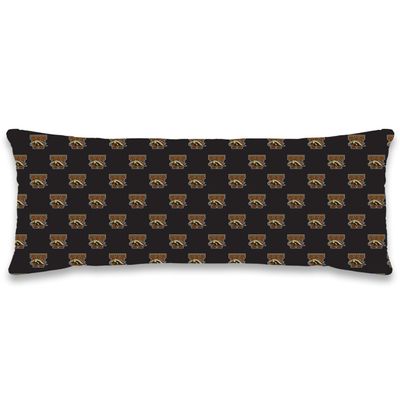 Pegasus Sports NCAA PLUSH BODY PILLOW- WESTERN MICHIGAN, Brown, 20x48"