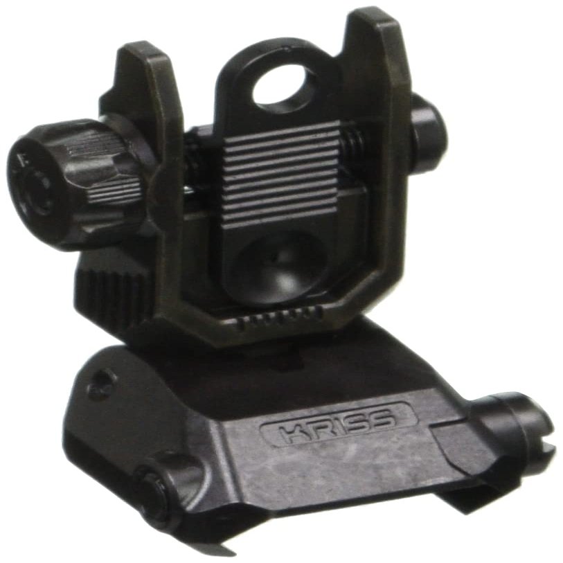 KRISS USA, Inc, Sight, Picatinny, Black, Folding Rear, Steel