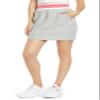 Champion Women's Yarn Dye Stripe Rib Skirt, Oxford Gray, XL view 1
