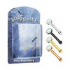 4 Pcs Value Pack of Assorted Opal Ball 316L Surgical Steel Nose Stud Bone Rings view 1