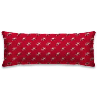 Pegasus Sports NCAA PLUSH BODY PILLOW- WESTERN KENTUCKY, Red, 20x48"
