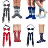 Spotlight Hosiery Junior Kids Cute Dress Socks, Black/Orange Dots, 1 Pair view 3