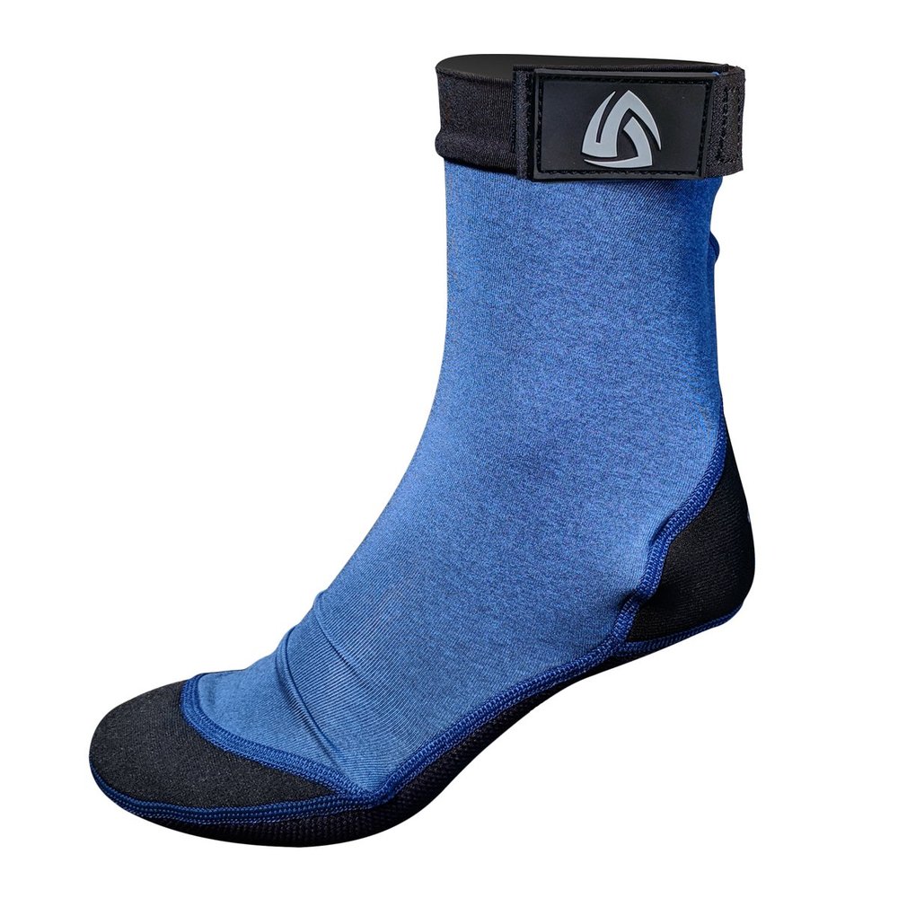 Tilos Sport Skin Socks for Adults and Kids, Protect Against Hot Sand & Sunburn for Water Sports & Beach Activities (S, Heather Marine)