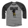500 LEVEL Mean Joe Greene 3/4 Sleeve T-Shirt (Baseball Tee, XXX-Large, Black/Heather Gray) - Joe Greene Play K view 1