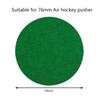 Kasteco 6 Pack Self Adhesive Air Hockey Mallet Felt Pads, Green,74mm view 3